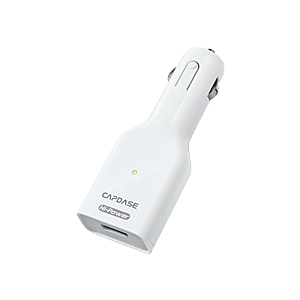  Capdase USB Car Charger ForceOne White (2.1 A) for iPhone/iPod/iPad mini/iPad(CAAPIPAD-F002)